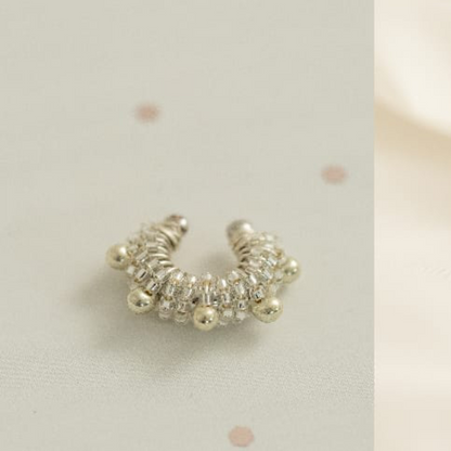 Earcuff Silver Glow